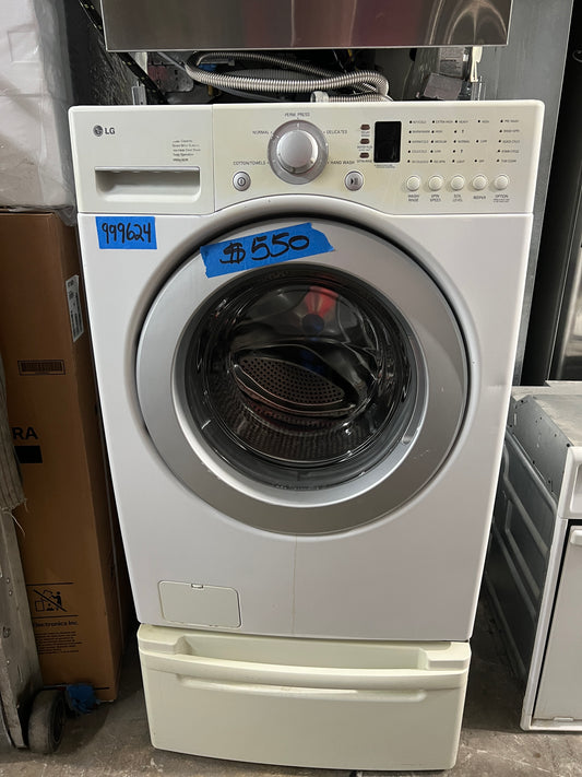 LG Front load Washer In White with Pedestal, wm2016cw, 999624