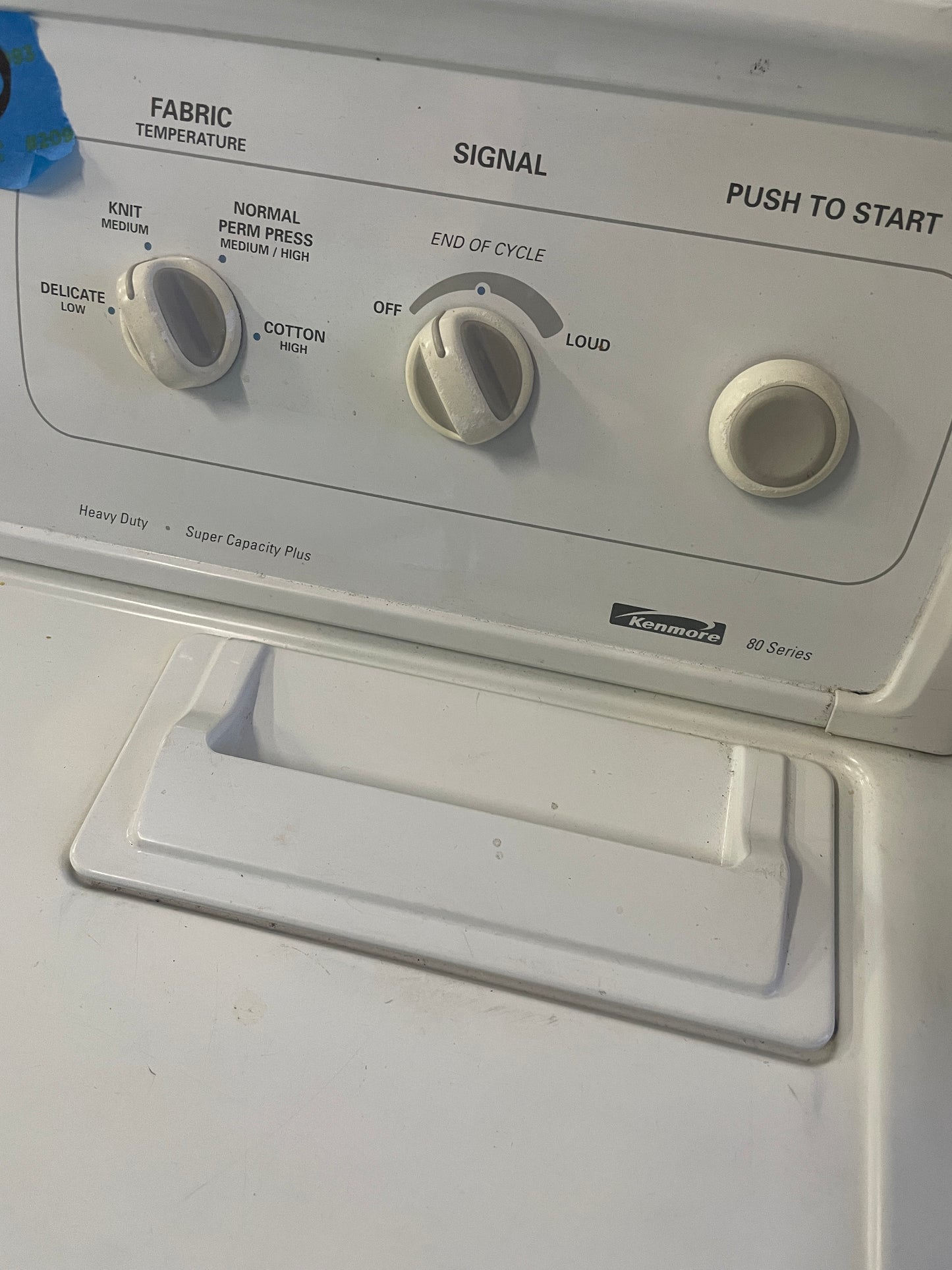 kenmore Electric Dryer In White, 110.66812690, 999896