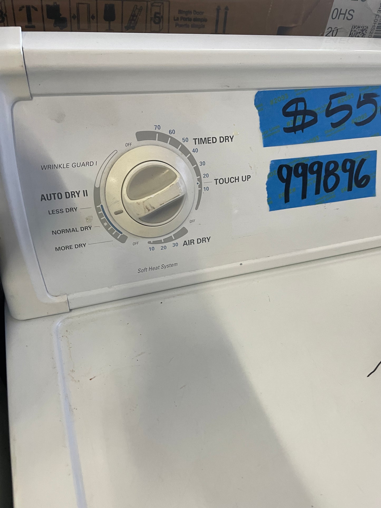 kenmore Electric Dryer In White, 110.66812690, 999896