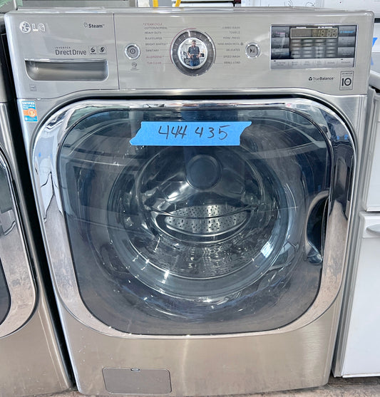 29 inch LG Front Load Washer , 5.1 Cu Ft Washing Capacity , Graphite Steel , WM8000HVA , 444435