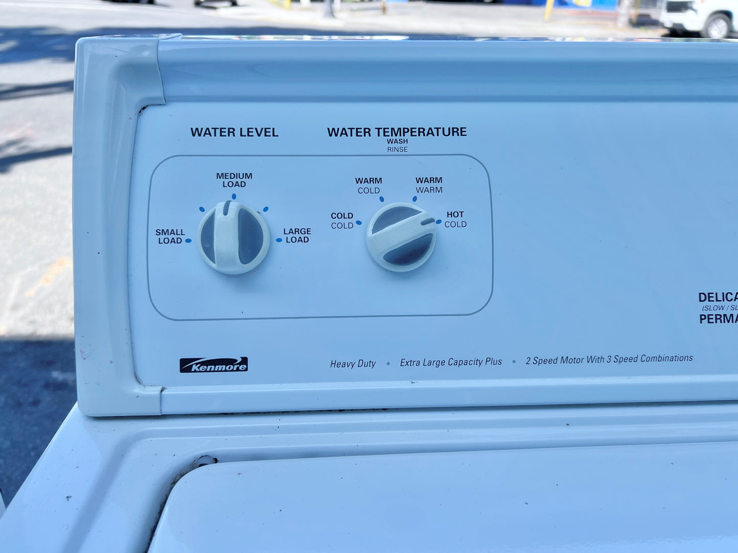 24 Inch Kenmore Heavy Duty Top Load Washer with Transmission , 110.12502100 , White , 373739