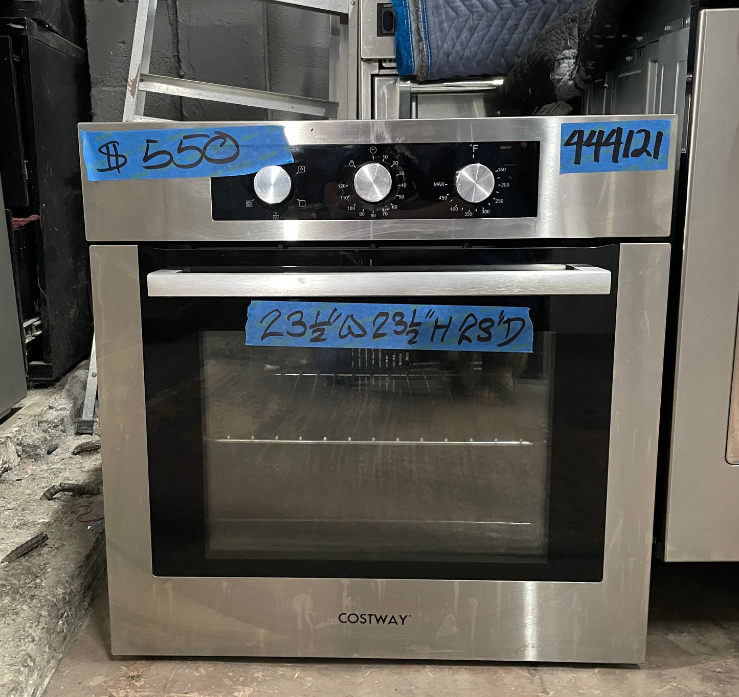 Costway 24 Built in Wall oven In Stainless Steel, FP10040US-SL/F51EX, 444121