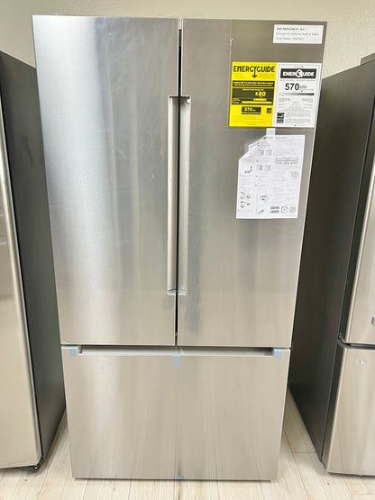 Bosch 800 Series  B36CT81ENS 36 Inch Counter Depth Freestanding French Door Smart Refrigerator with 20.8 cu. ft. , Ice Maker, Internal Water Dispenser