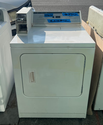 Whirlpool Electric Coin Drop Commercial Dryer In White CEM2940TQ1- 999640