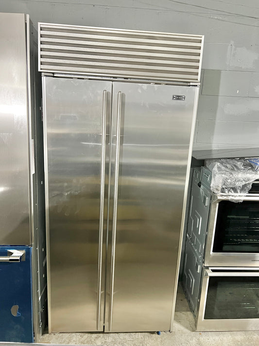 Refrigerador empotrado Subzero de 36 pulgadas, lado a lado, acero inoxidable, 561S