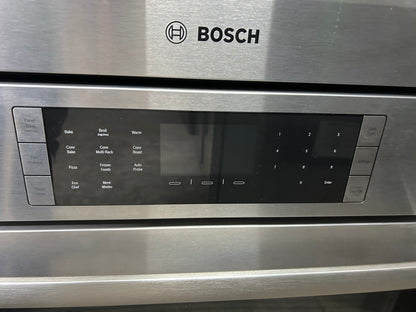 Bosch Benchmark Series HBLP752UC 30 Inch Microwave and Wall Oven Combo, Double Speed Combination Electric Wall Oven with 6.2 cu. ft. Total Capacity, True Convection, EcoClean, QuietClose, EcoChef Mode, TFT Control Panel, 369663