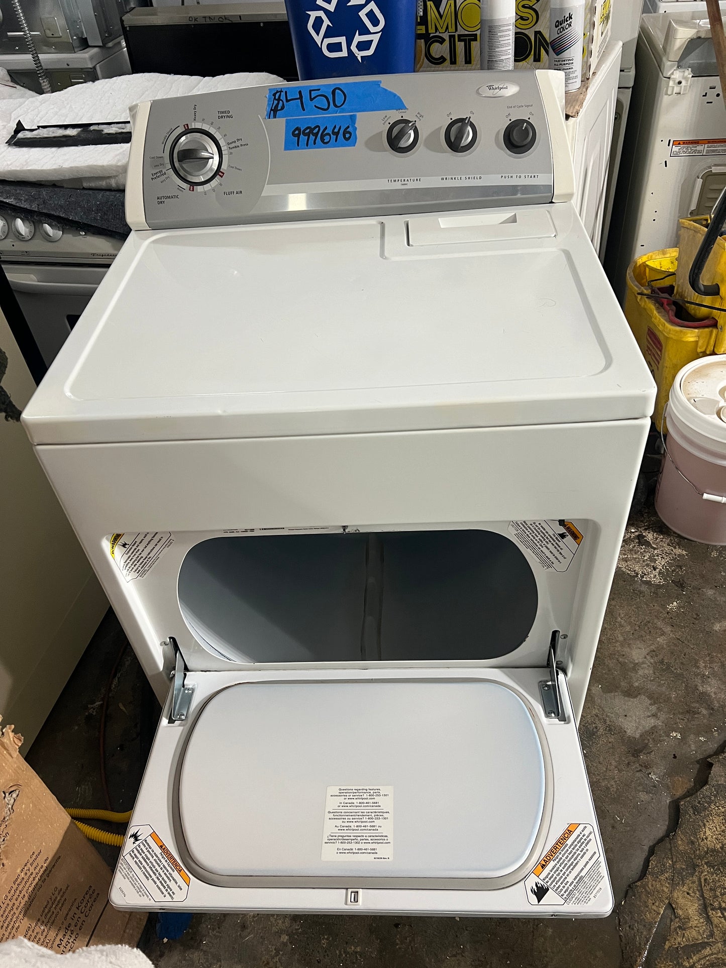 Whirlpool Electric Dryer In White Ready For Pick Up,WED5700SW0, 999646