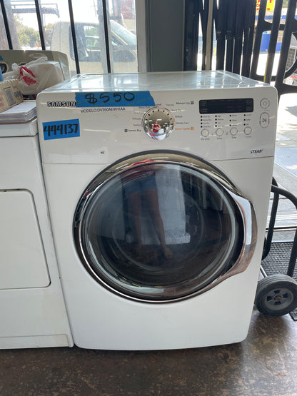 Samsung Electric Front Load Dryer In White, DV350AEW/XAA, 444137