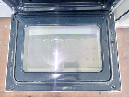 GE JGBS30DEKWW 30 Inch  Gas Range 4 Sealed Burners, Broiler Drawer, Simmer Burner, Big View Window,  ADA Compliant, White