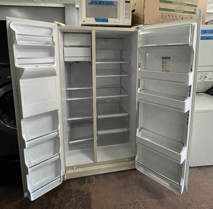 GE 36 Side By Side Refrigerator In Off White, TFX25JR, 444144