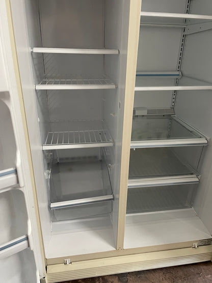 GE 36 Side By Side Refrigerator In Off White, TFX25JR, 444144