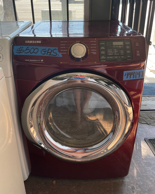 Samsung Front load Gas Dryer In Burgundy, DV42H5200GF , 444147