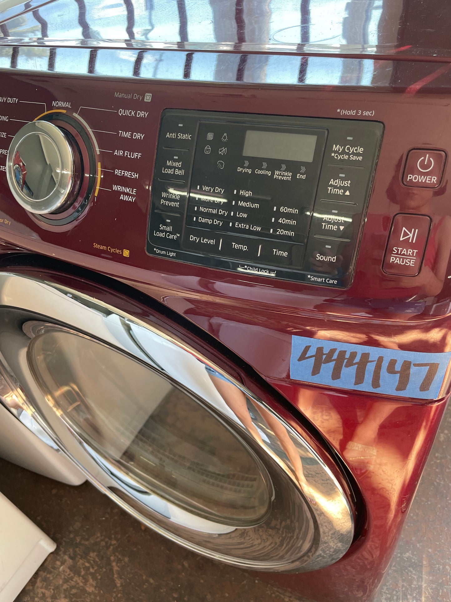 Samsung Front load Gas Dryer In Burgundy, DV42H5200GF , 444147