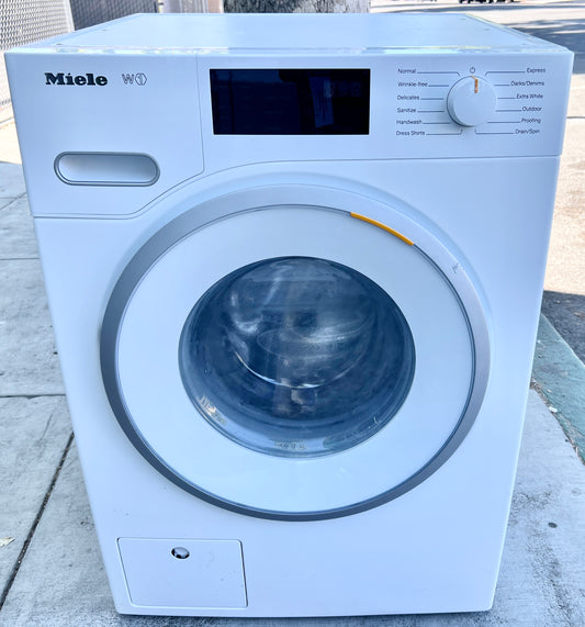 Miele Classic W1 Series  WWB020WCS 24 Inch Front Load Washer , 2.26 Cu. Ft., CapDosing, 18 Wash Cycles, HoneyComb Drum, Sanitize Wash, Delayed Start, Energy Star, 373751