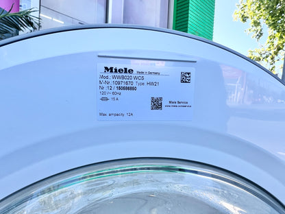 Miele Classic W1 Series  WWB020WCS 24 Inch Front Load Washer , 2.26 Cu. Ft., CapDosing, 18 Wash Cycles, HoneyComb Drum, Sanitize Wash, Delayed Start, Energy Star, 373751