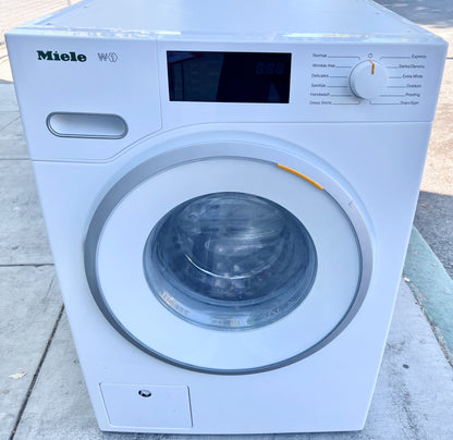 Miele Classic W1 Series  WWB020WCS 24 Inch Front Load Washer , 2.26 Cu. Ft., CapDosing, 18 Wash Cycles, HoneyComb Drum, Sanitize Wash, Delayed Start, Energy Star, 373751
