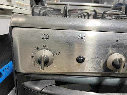 20 Inch Avanti Elite Gas Range Stainless Steel Bake Broil 4 Burner, Natural Gas, 131308