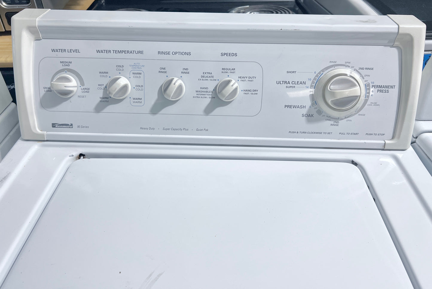 Kenmore Heavy Duty Washer Non He strong transmission and Electric dryer Set , 110.26912691,  373749