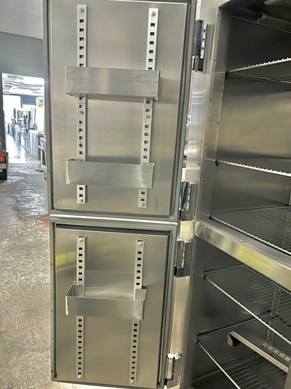 48 Inch TRAULSEN UR48HT M050330 Reach in R12 Refrigerator Commercial Refrigerator or Freezer Stainless Steel Solid 4 Doors with Defogger On Off Switch 444269