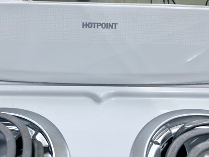 Hotpoint 20 inch Electric Range , 4 Coil Elements Burners , Bake Broil Oven , White , 373756 .