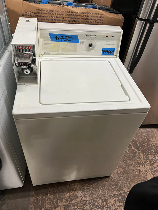 Kenmore Commercial Top Load Coin Operated Washer Machine In White, 110.20172001, 999669