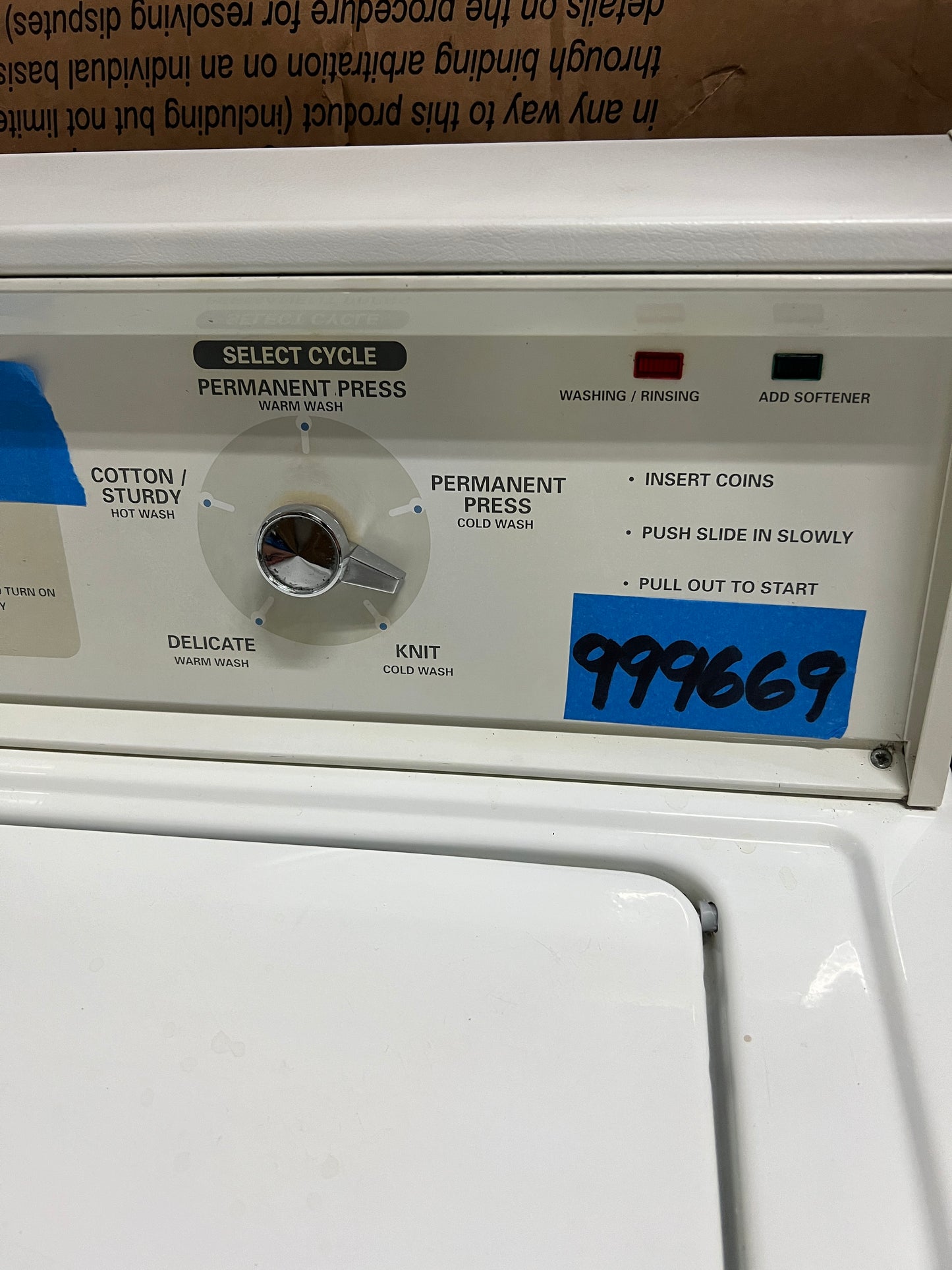 Kenmore Commercial Top Load Washer Coin Operated In White, 110.20172001, 999669