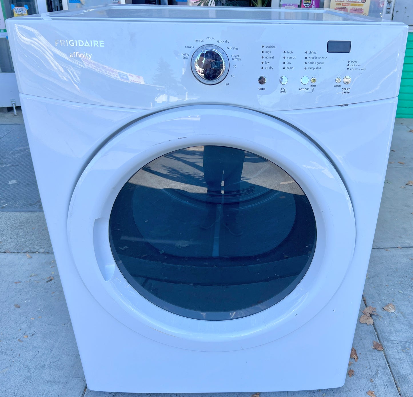 Frigidaire Affinity Series  FASE7021NW 27 Inch Electric Dryer 7.0 cu. ft., Steam, Wrinkle Release , 373760