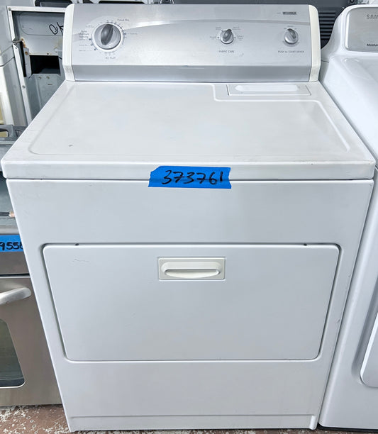 29 Inch Kenmore 600 Series Electric Front Load Electric Dryer Machine , White , 110.69622800 , 373761