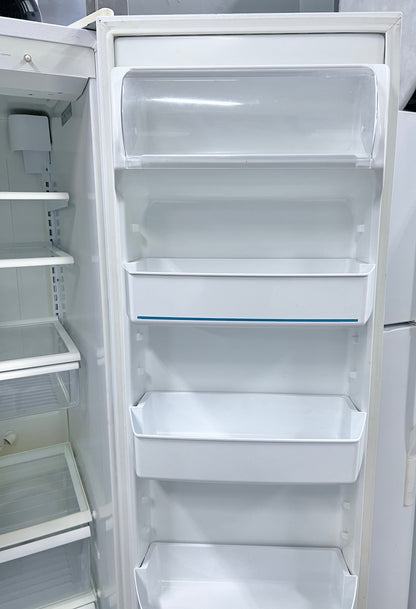 36 Inch Whirlpool Side By Side Full Depth Refrigerator  White , Water Ice Dispenser , SS25AEXHW01, 444334