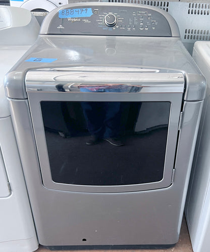 Whirlpool Cabrio  WGD8900BC 29 Inch 7.6 cu. ft. Gas Dryer ,  Steam, EcoBoost, Quick Dry, Sanitize Cycle, Wrinkle Shield Moisture Sensing Chrome Shadow , 888479