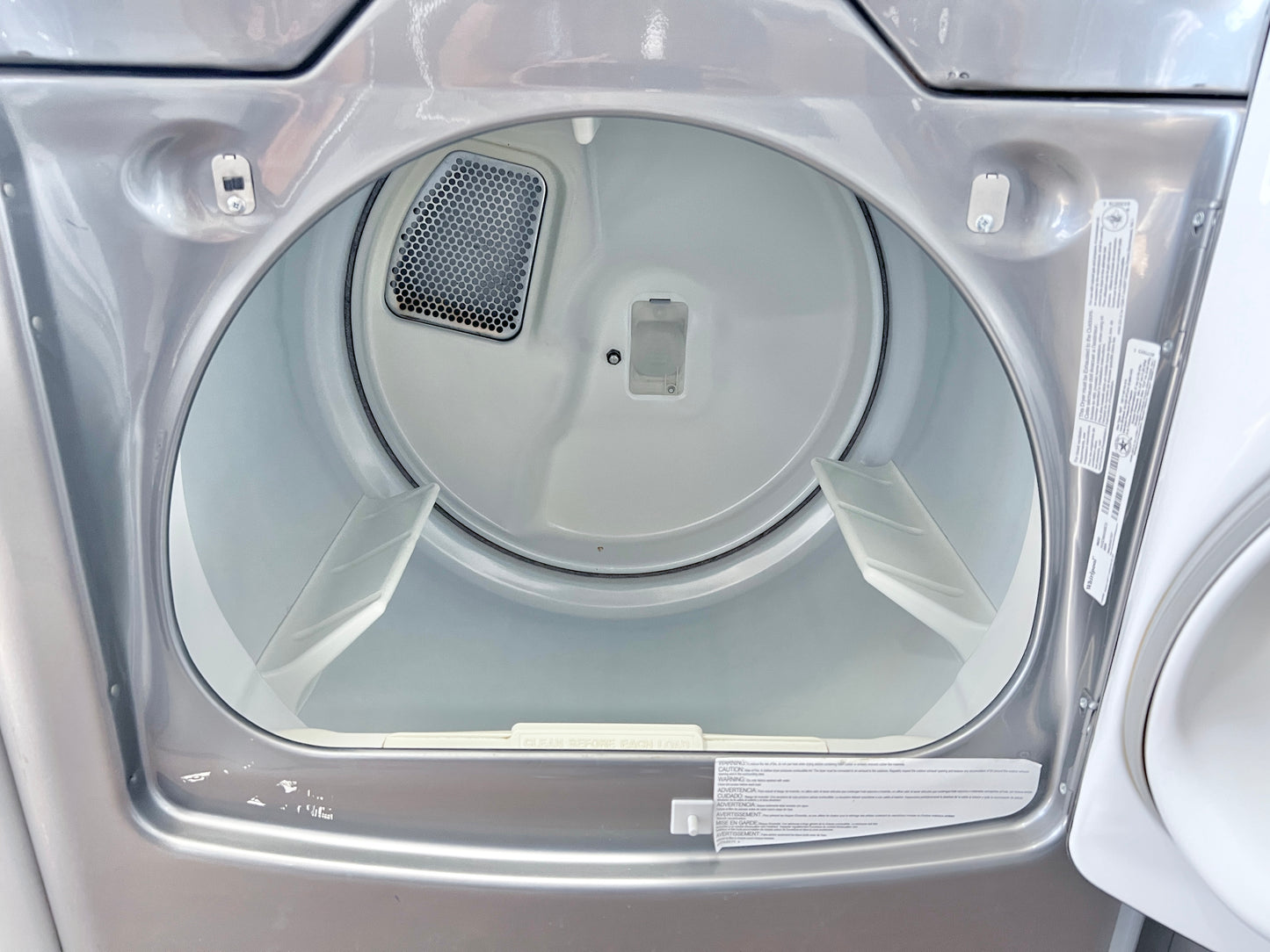 Whirlpool Cabrio  WGD8900BC 29 Inch 7.6 cu. ft. Gas Dryer ,  Steam, EcoBoost, Quick Dry, Sanitize Cycle, Wrinkle Shield Moisture Sensing Chrome Shadow , 888479