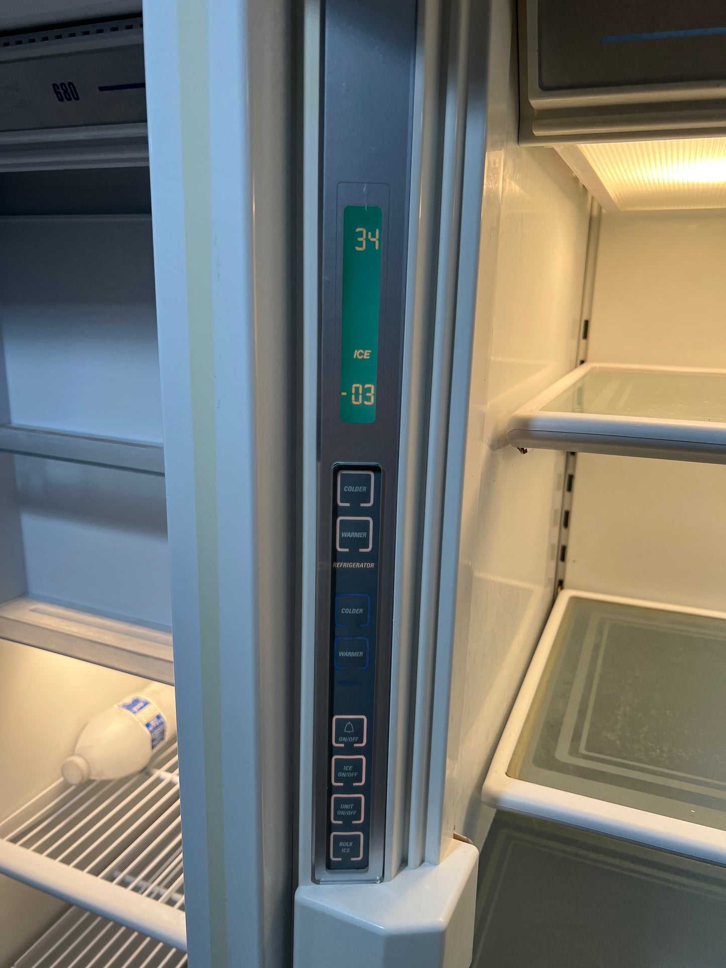 Sub Zero 42 Side By Side Built In Refrigerator, 680/S, 999683