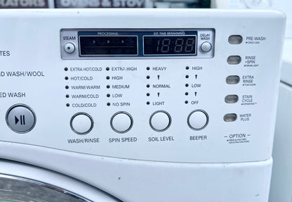 LG  WM2487HWM 27 Inch TROMM Front Load Washer 4.0 cu. ft., 9 Wash Cycles , SteamFresh Technology, White