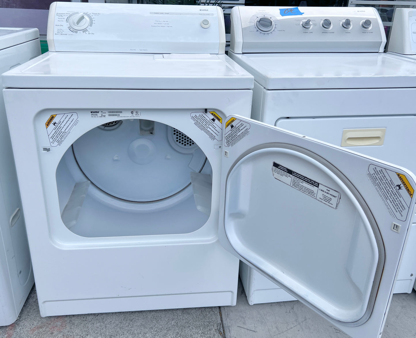 Kenmore Front Load Electric Dryer Machine , White , 110.66642501 , 29 inch  373766
