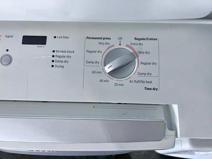 Bosch Nexxt DLX Series  WTMC4321US 27 Inch Electric Dryer 6.7 cu. ft., 11 Drying Cycles, LED Display , 888440