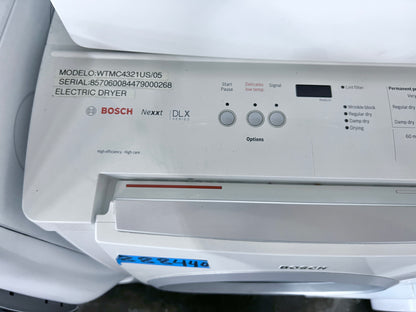 Bosch Nexxt DLX Series  WTMC4321US 27 Inch Electric Dryer 6.7 cu. ft., 11 Drying Cycles, LED Display , 888440