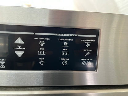 Dacor Millennia MCD230S 30 Inch Double Electric Wall Oven 3.9 cu. ft. Self Cleaning Convection Ovens, Safety Lockout and Delay Timed Cooking: Stainless Steel , 369386