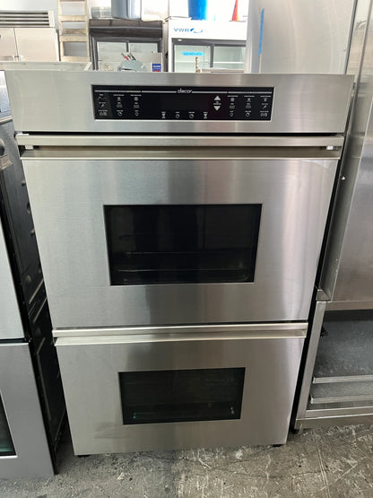 Dacor Millennia MCD230S 30 Inch Double Electric Wall Oven 3.9 cu. ft. Self Cleaning Convection Ovens, Safety Lockout and Delay Timed Cooking: Stainless Steel , 369386