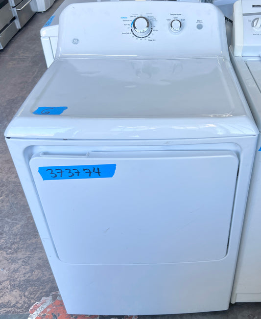 GE  GTD33GASKWW Front Load Gas Dryer , Reversible Door, 27 Inch 373774