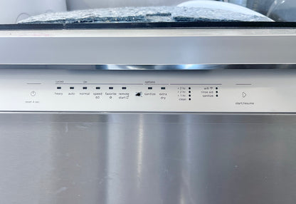 Bosch 300 Series  SHE53C85N Full Console Built-In Smart Dishwasher Standard 3rd Rack, 46 dBA,  Stainless Steel , 24 Inch , 373775