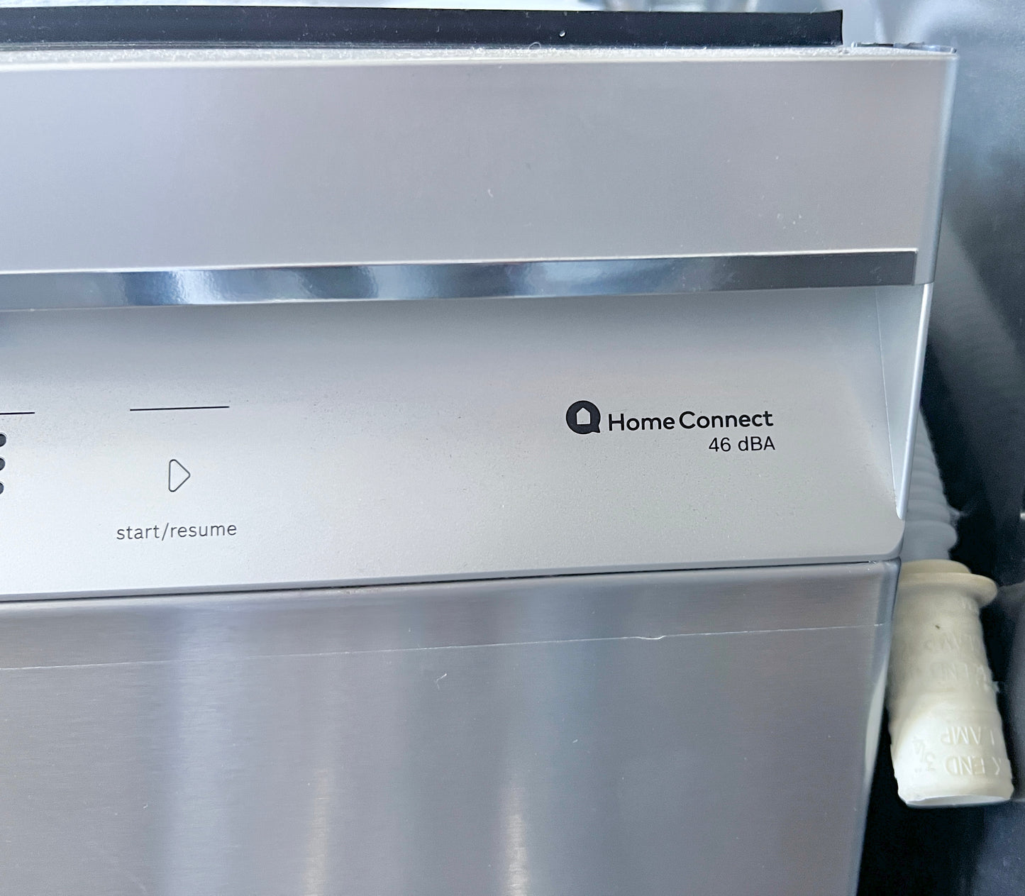 Bosch 300 Series  SHE53C85N Full Console Built-In Smart Dishwasher Standard 3rd Rack, 46 dBA,  Stainless Steel , 24 Inch , 373775
