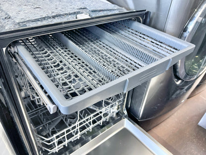 Bosch 300 Series  SHE53C85N Full Console Built-In Smart Dishwasher Standard 3rd Rack, 46 dBA,  Stainless Steel , 24 Inch , 373775
