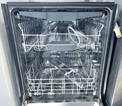 Bosch 300 Series  SHE53C85N Full Console Built-In Smart Dishwasher Standard 3rd Rack, 46 dBA,  Stainless Steel , 24 Inch , 373775
