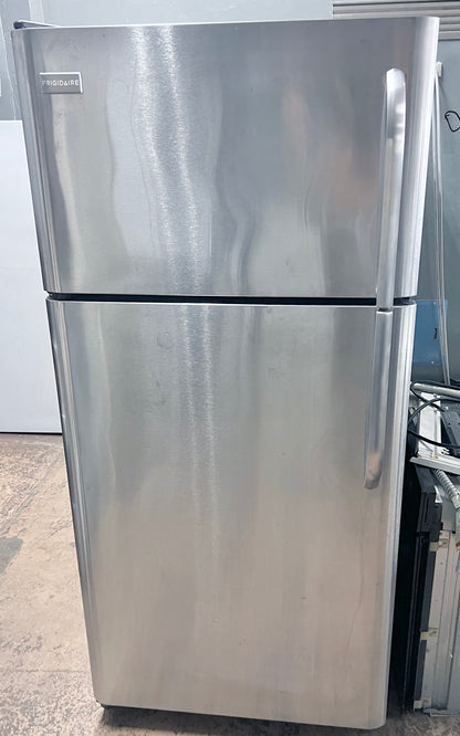 Frigidaire FFHT1826LKS Top Freezer Refrigerator Stainless Steel 18.2 Cu Ft 30 Inch 373782