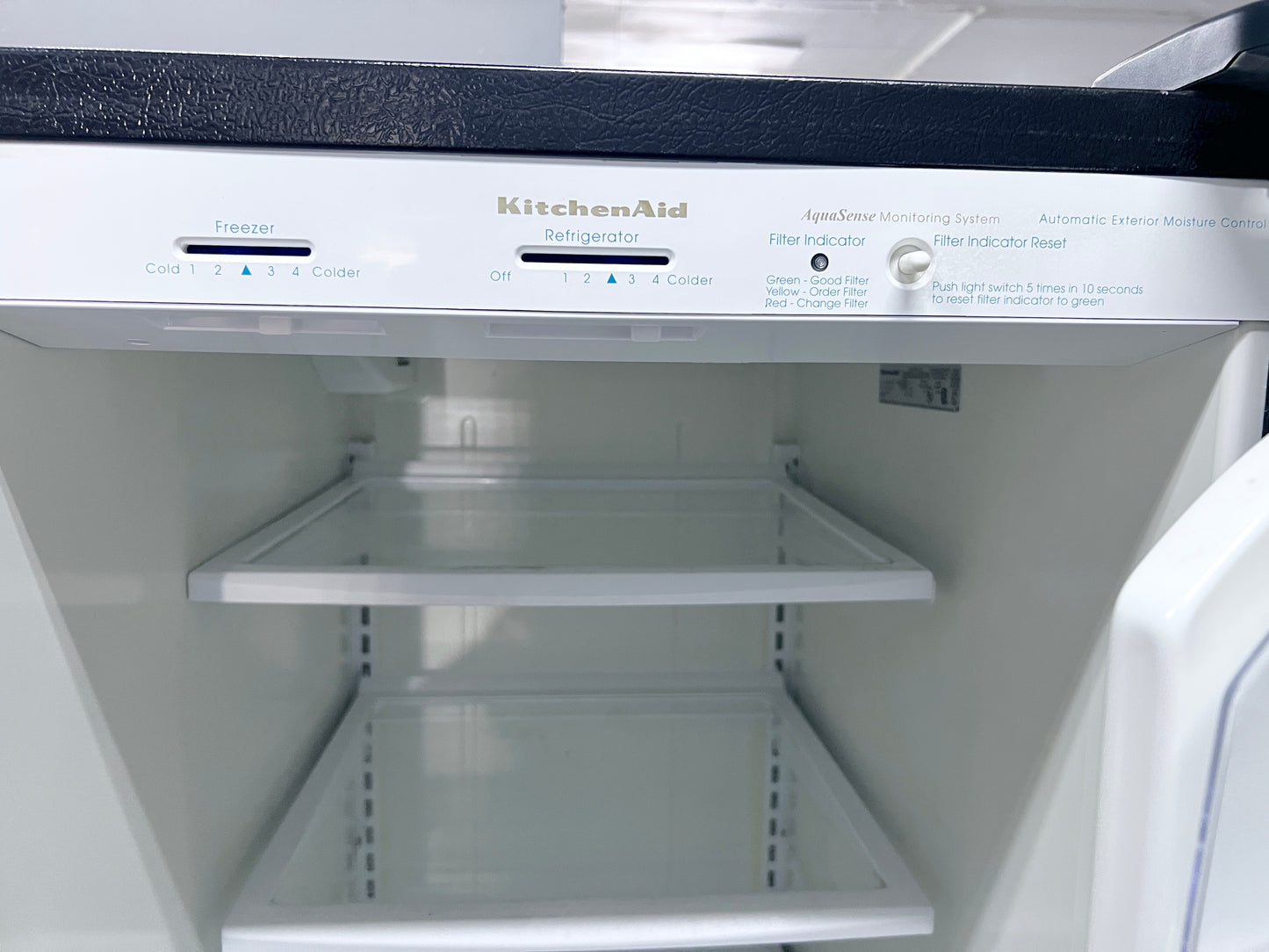 Kitchenaid Side By Side Stainless Steel Refrigerator KSRG25FKSS , Full Size , 25 Cu Ft , Water Ice Dispenser 373789