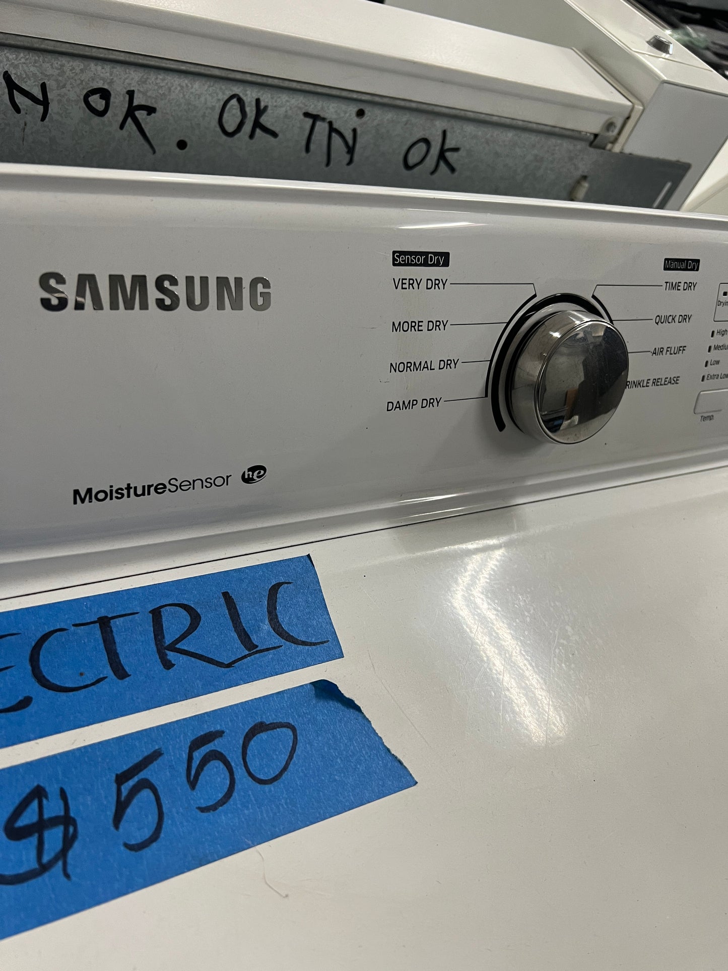 Samsung Electric Dryer in White, DV40J3000EW/A2, Delivery/Pick Up