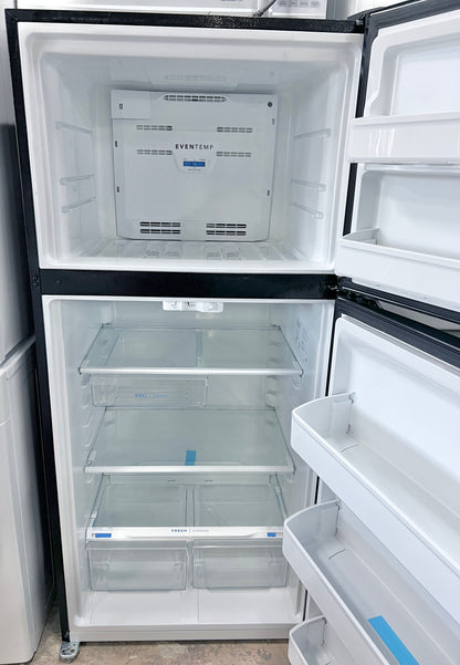 Frigidaire  FFTR1835VB Top Freezer Refrigerator 18.3 Cu. Ft., Humidity-Controlled Crispers, Half-width Deli Drawer, Gallon Door Bins, Auto-Close Doors,  ADA Compliant, Black ,30 Inch 373790
