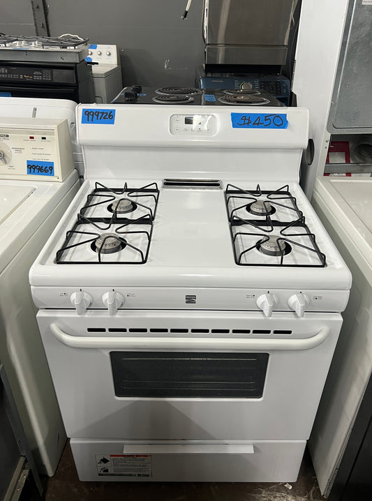 Kenmore 30 Gas Dryer In White, 790.70402012, 999725 Ready For pick Up