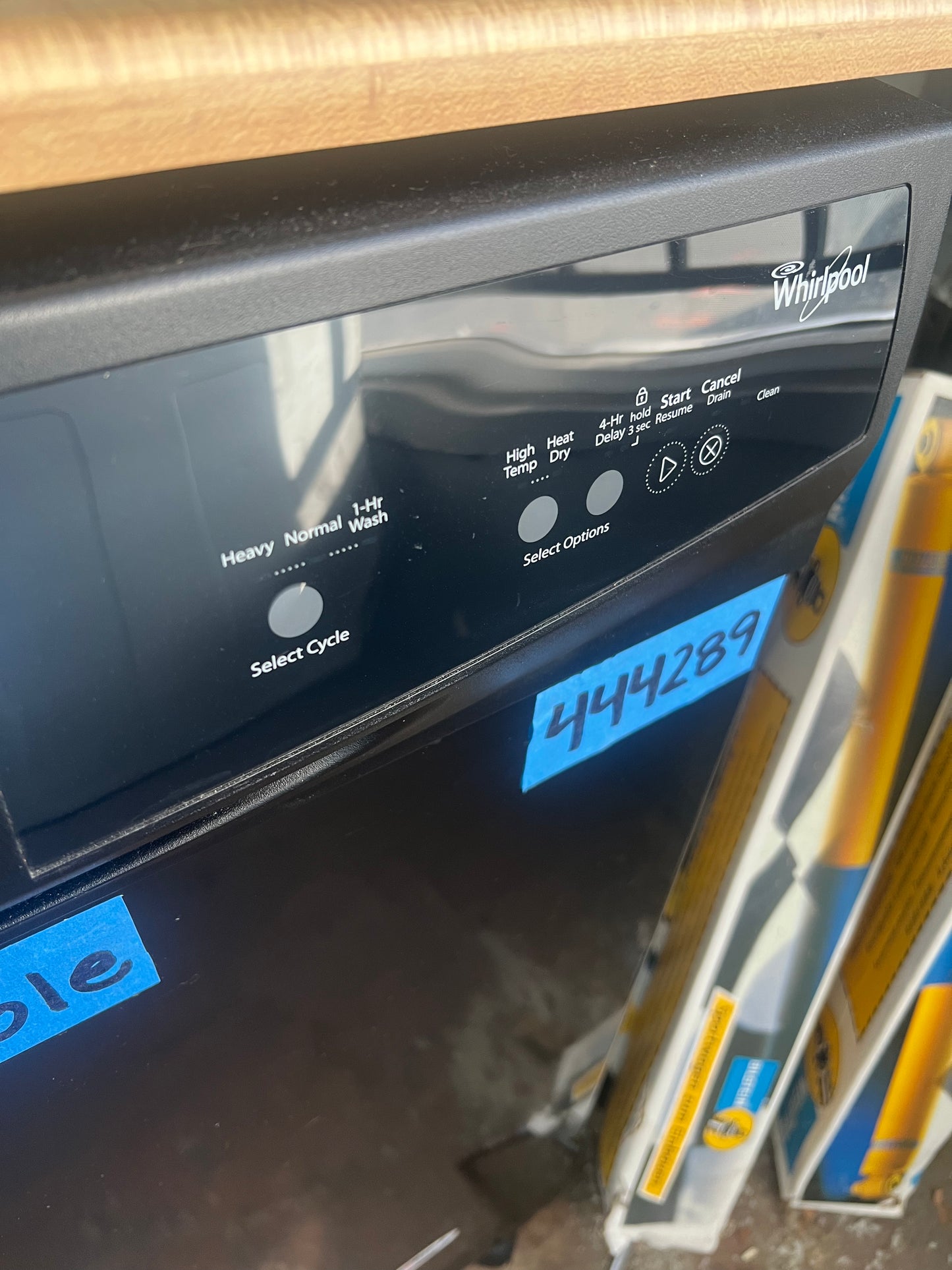 24 Inch Whirlpool Portable Dishwasher In Black WDP350PAAB6, 444289