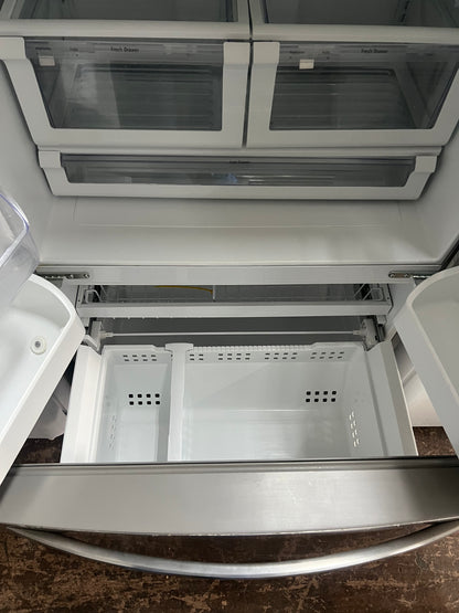 36 Inch Frigidaire French Door Counter Depth Refrigerator In Stainless Steel, FFHD2250TS3, 444277